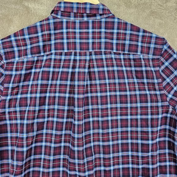 Ralph Lauren Dress Shirt Multicolor Plaid Oxford Button-Down Teen Sz XL (18-20) - Picture 9 of 10